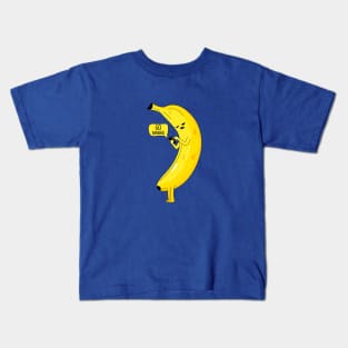 Banana with phone Kids T-Shirt